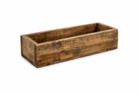 Rustic Wood Planter Box